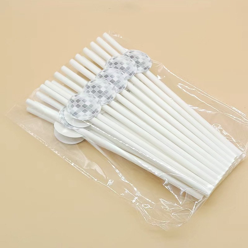 Ychon disco straw happy birthday new year party straws drinking straw for birthday gifts