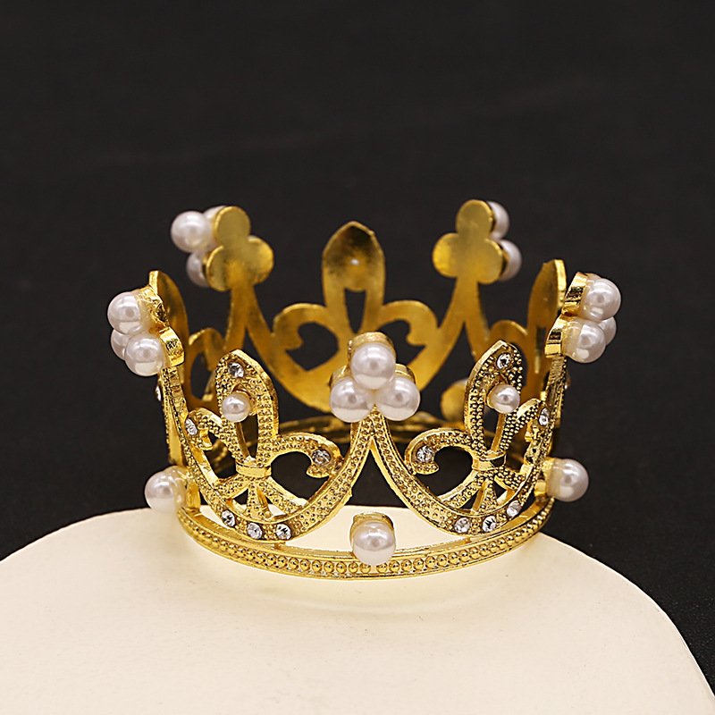 Crown Cake Decorating Supplies Rose Gold Silver Baking Party Decoration Topper Crown Cake Decorating