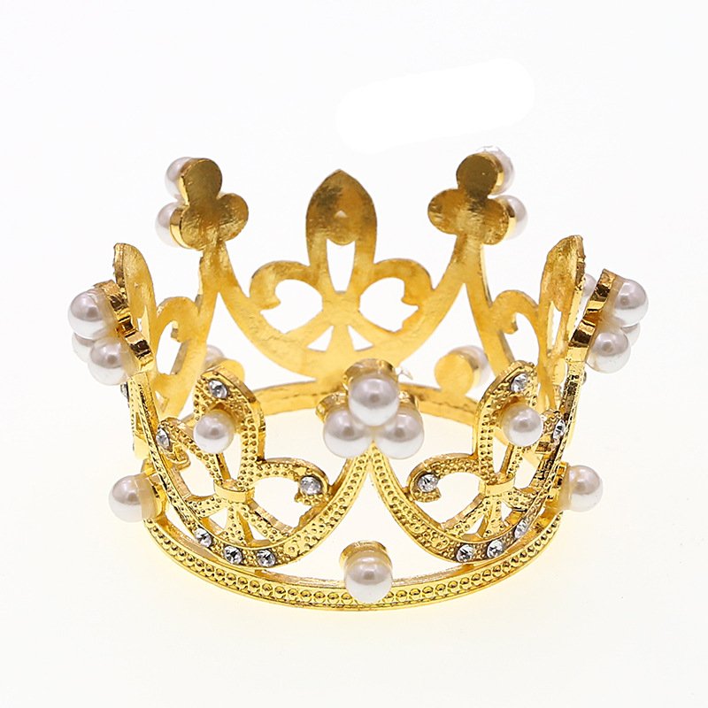 Crown Cake Decorating Supplies Rose Gold Silver Baking Party Decoration Topper Crown Cake Decorating