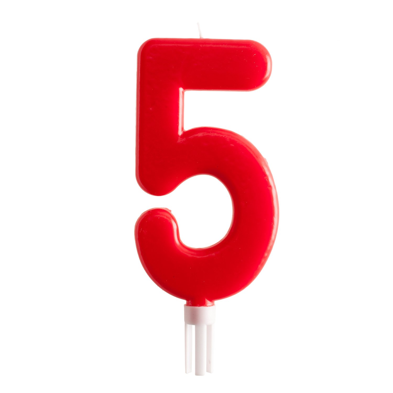 DISPLAY 5 GIANT BIRTHDAY PARTY AND CAKE DECORATION CANDLES N5 15CM CAKE DECORATION SUPPLIES