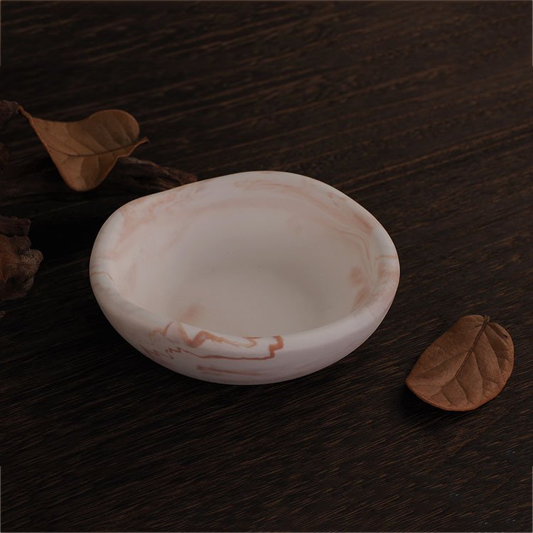 Mini Irregular Bowl Silicone Mold Soybean Wax Candle Container Storage Box Casting Mould DIY Concrete Fleshy Flower Pot Making