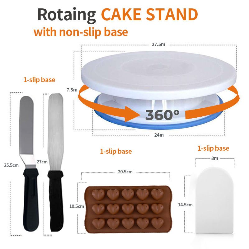 Hot selling Cake Tool Box And Accessories Complete Baking Set Bakery For Decoration Decorating Design Tool Supplies