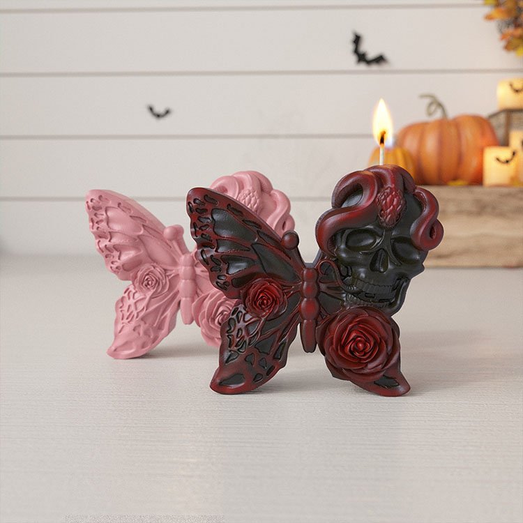 Angel Butterfly Silicone Candle Mold Gypsum Ornaments Halloween Decorations Gift Casting Mould DIY Aromatherapy Candle Making