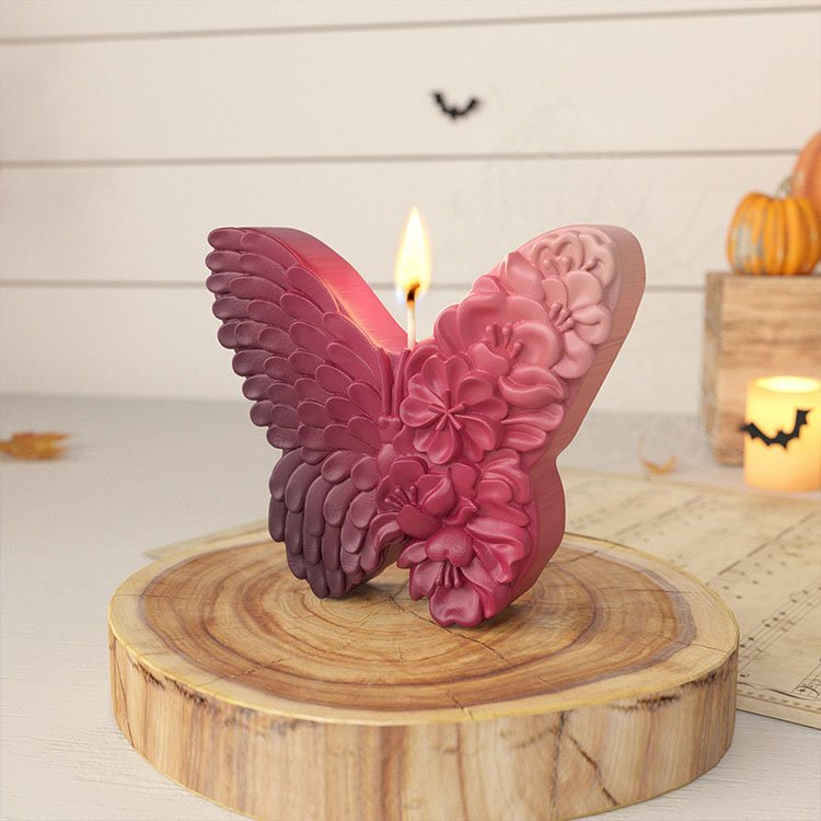 Angel Butterfly Silicone Candle Mold Gypsum Ornaments Halloween Decorations Gift Casting Mould DIY Aromatherapy Candle Making