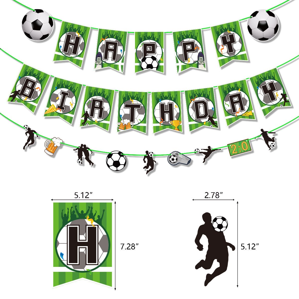 Football Sport Boy Birthday Party Supplies Balloons Baby Shower Kids Ball Soccer Theme Cake Topper Decorations Globos K0095