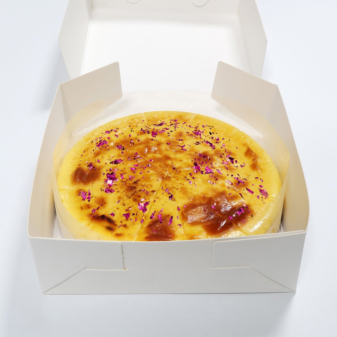Mousse E-commerce Restaurant Snack 8-inch Rose Basque Cake