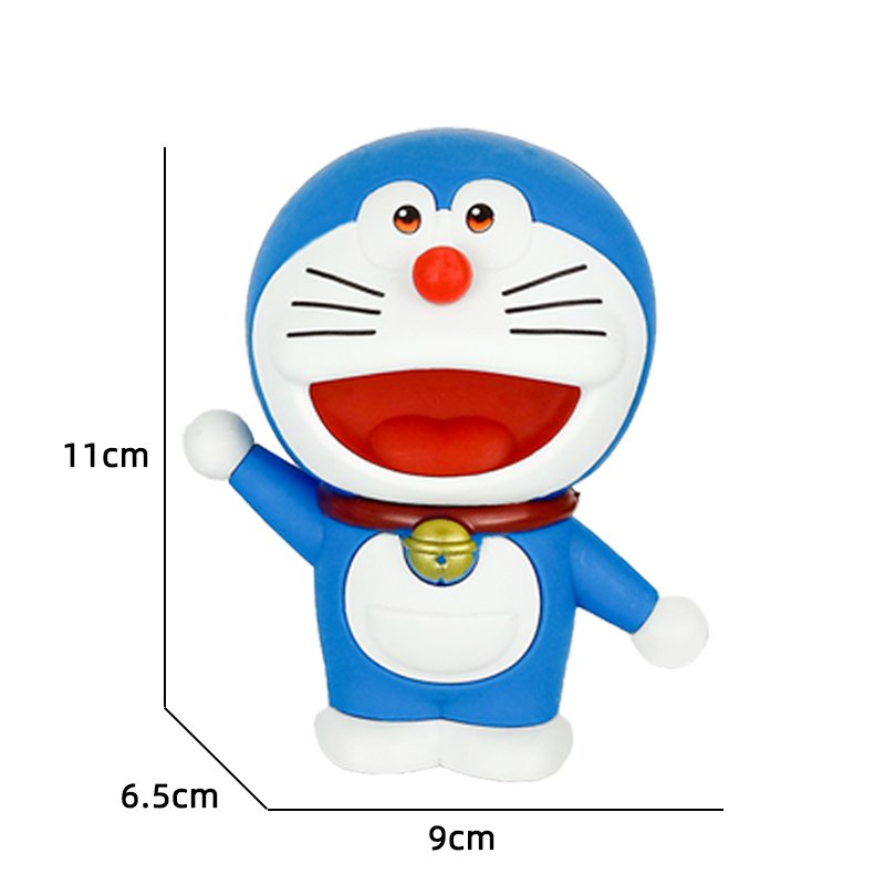 Hot Selling Standing posture plastics doraemon toy birthday Cake Decoration Topper Toys wholesale