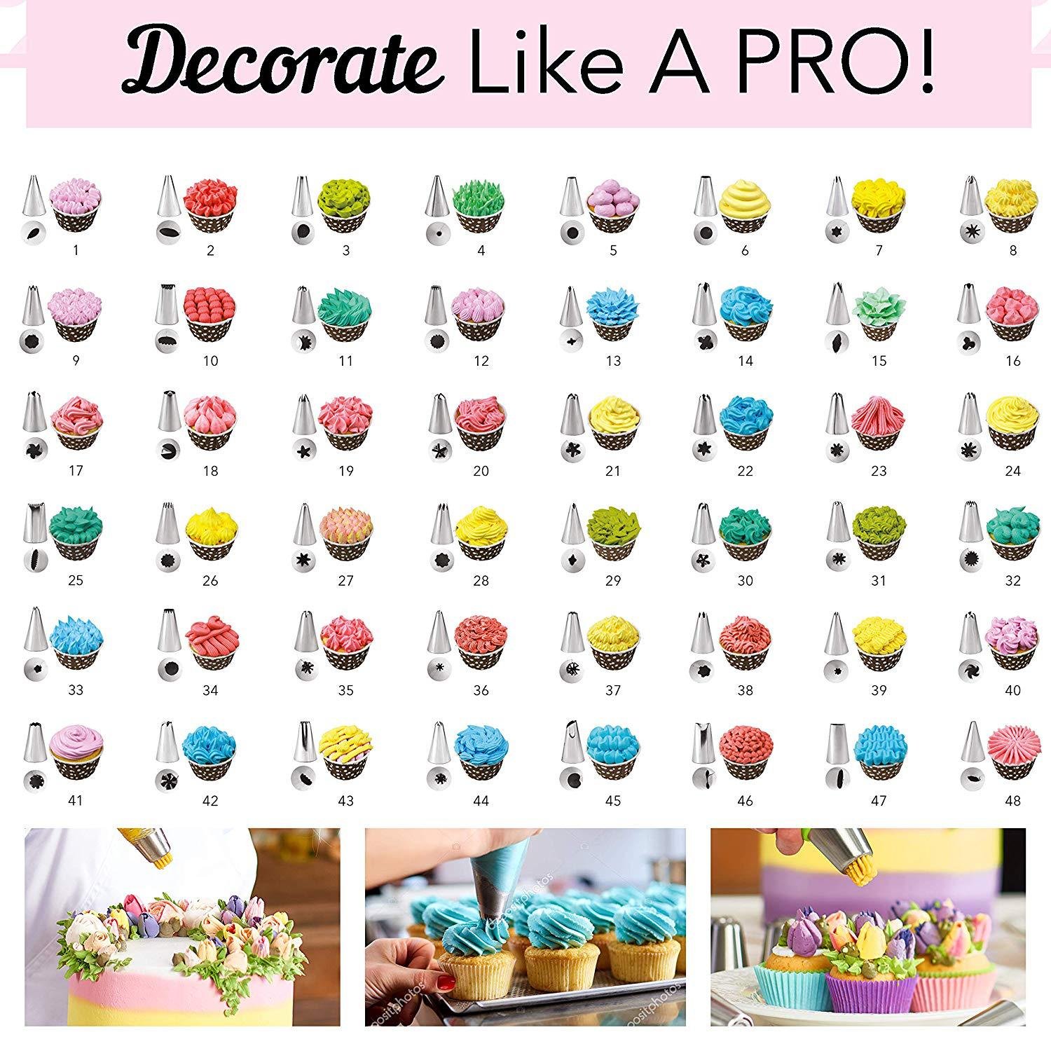 140pcs cake decorating tools kit sugar craft cake decoration supplies fondant cake decorating tools pastry baking utensils