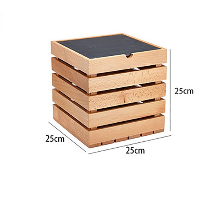 Tianxing Hotel Restaurant Supplies Chinese Style Dessert Buffet Food Display Stand Wooden Cake Stand Set Dessert Table