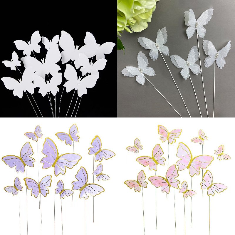 Wedding decorations butterfly wings birthday party beautiful wedding cake decoration