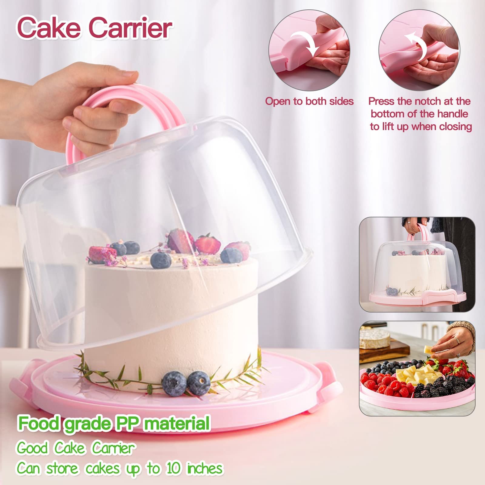 268 PCS Cake Decorating Kits Supplies Rotating Aluminum Turntable Pastry Tip Nozzles Kit Cake tools