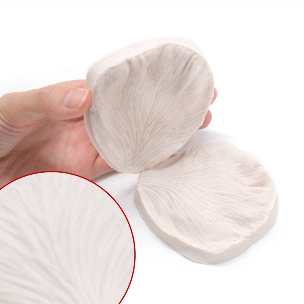 AK Peony Decoration Tool Gum Paste Veiner Stainless Steel Fondant Cutter Set Silicone Veining Mold Sugarpaste Making Tool