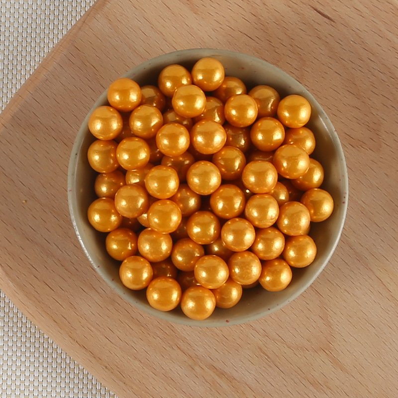Edible Sugar Baked Cake Toppers Western Point Decorative Colored Round Sugar Beads Baked Decorative Sugar