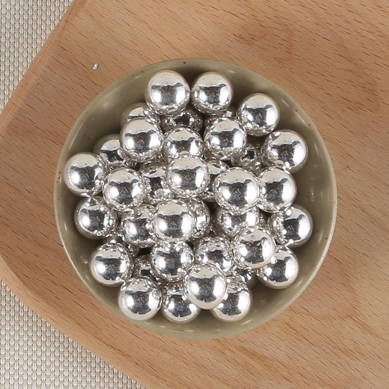 Edible Sugar Baked Cake Toppers Western Point Decorative Colored Round Sugar Beads Baked Decorative Sugar
