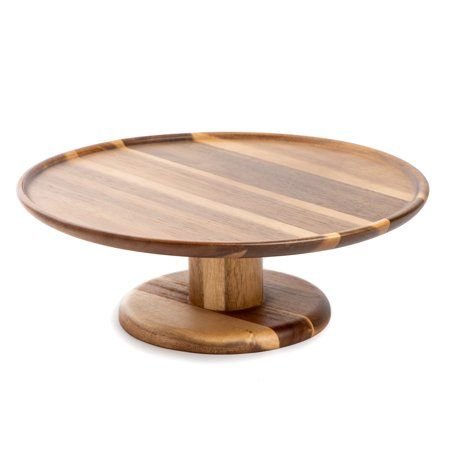 Enamel High Quality Wooden Cake stand Bake Supplies Kitchen Square Cake Display Stand Christmas Decoration