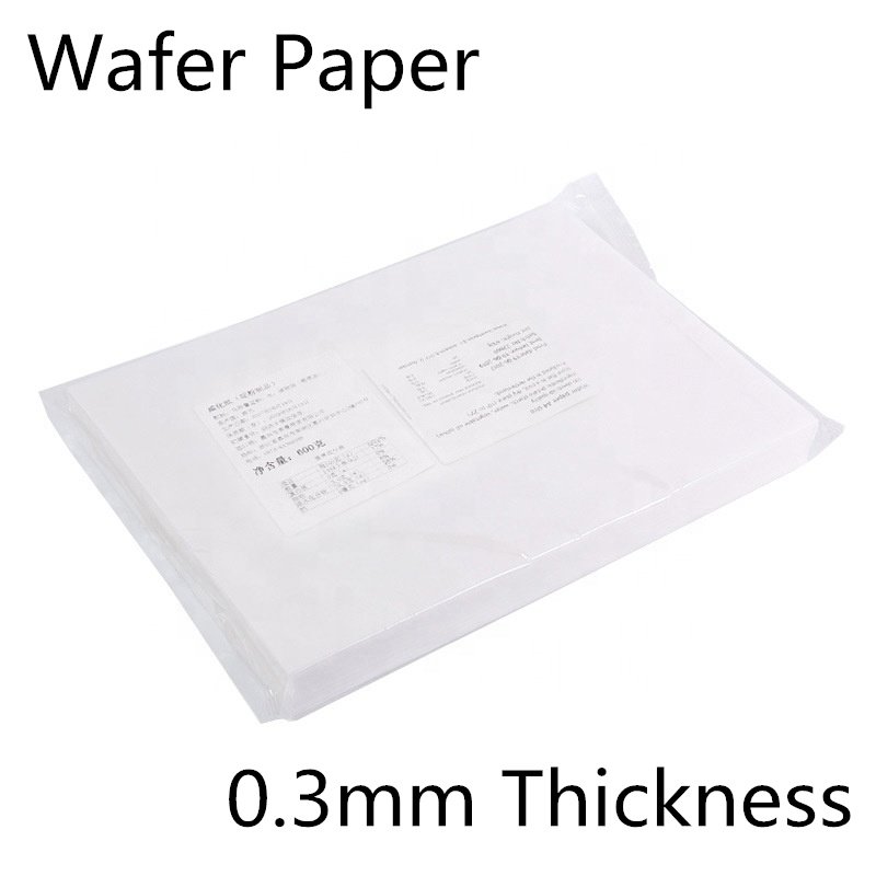 Premium Edible Wafer Paper 0.65mm Thickness A4 Size Ideal for Cake Decoration Tools,Edible Printing Paper For Creating Shapes