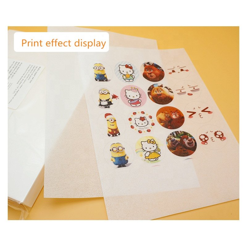 Premium Edible Wafer Paper 0.65mm Thickness A4 Size Ideal for Cake Decoration Tools,Edible Printing Paper For Creating Shapes