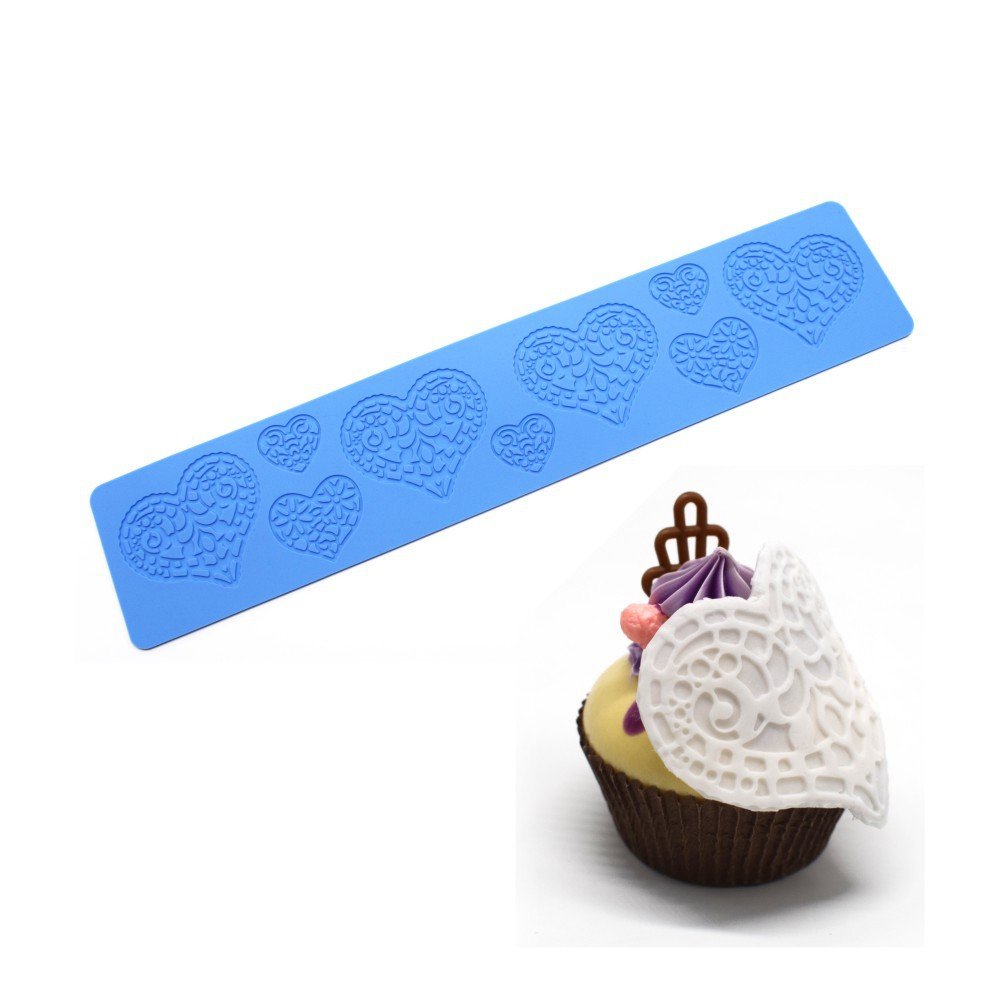 Early Riser Moule Silicone 3D Lace Mat Cake Decoration Pastry Baking Supplies Fondant Cake Mold