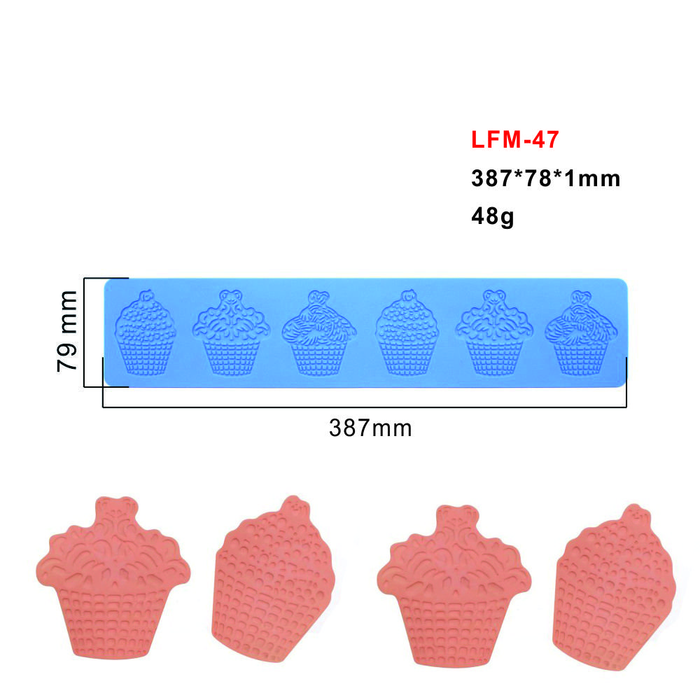 Early Riser Moule Silicone 3D Lace Mat Cake Decoration Pastry Baking Supplies Fondant Cake Mold