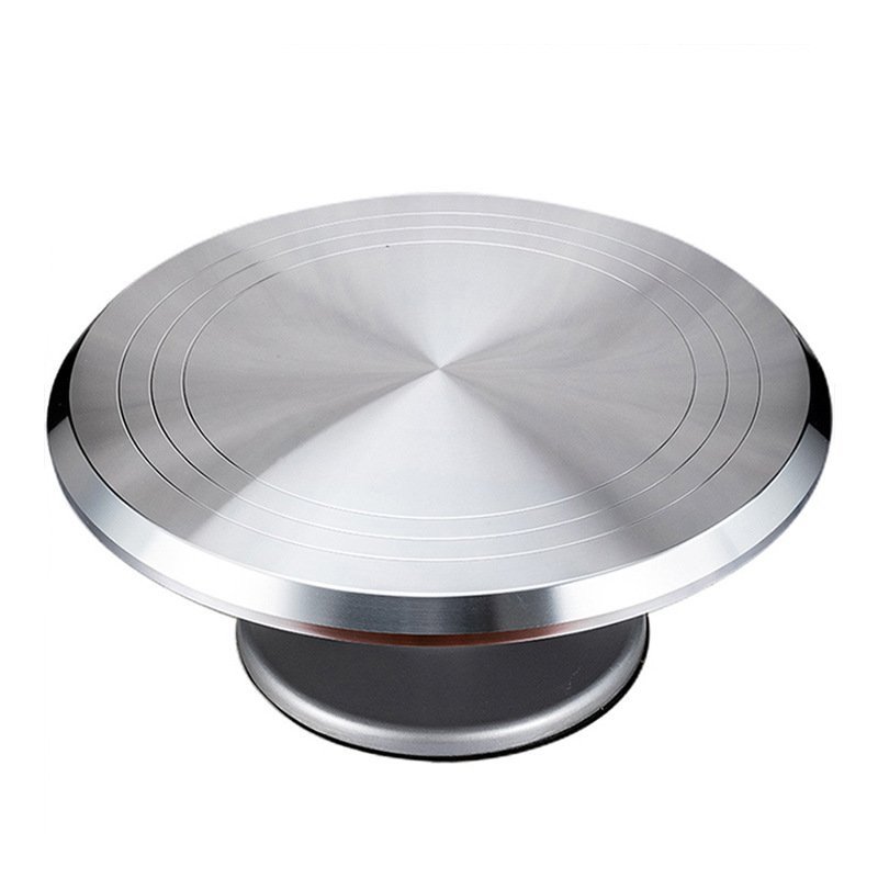 Cake Turntable Aluminium Alloy Revolving Wholesale Aluminum 12 Inch Cake Stand Cake Turntable Decorating Supplies