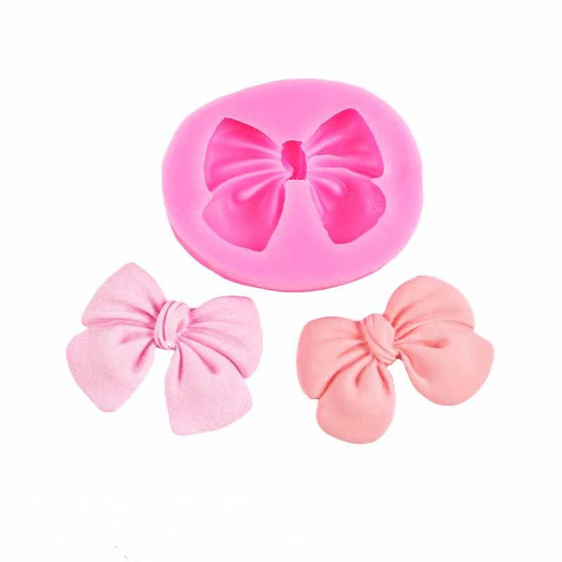1pcs LOVE Flower Love Bow Silicone Mold Valentine's Day Rose Chocolate Cake Mold Cake Decoration Supplies Baking Tools Wholesale
