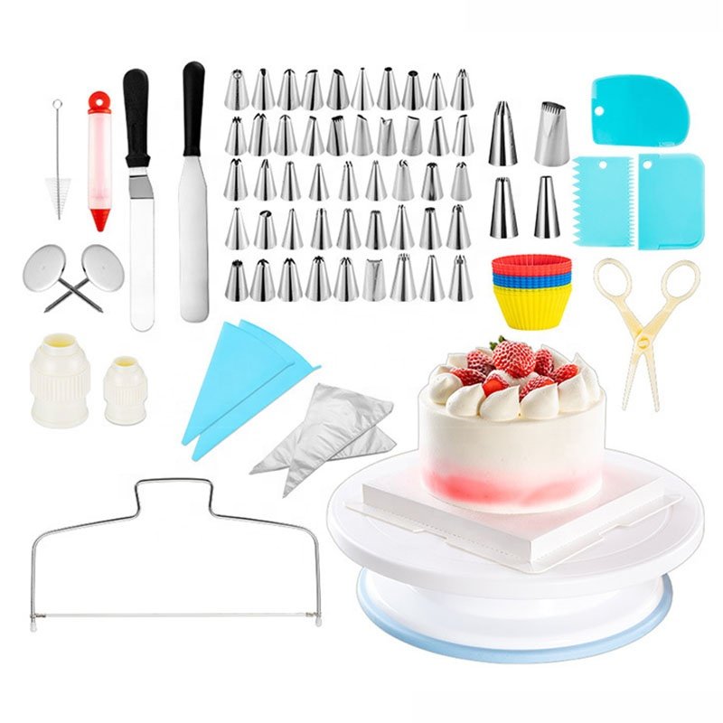 106 PCS Baking Set Cake Decorating Supplies Kit Cake tools Accessories Decorating Supplies Kit Set For Beginners Cake Lovers