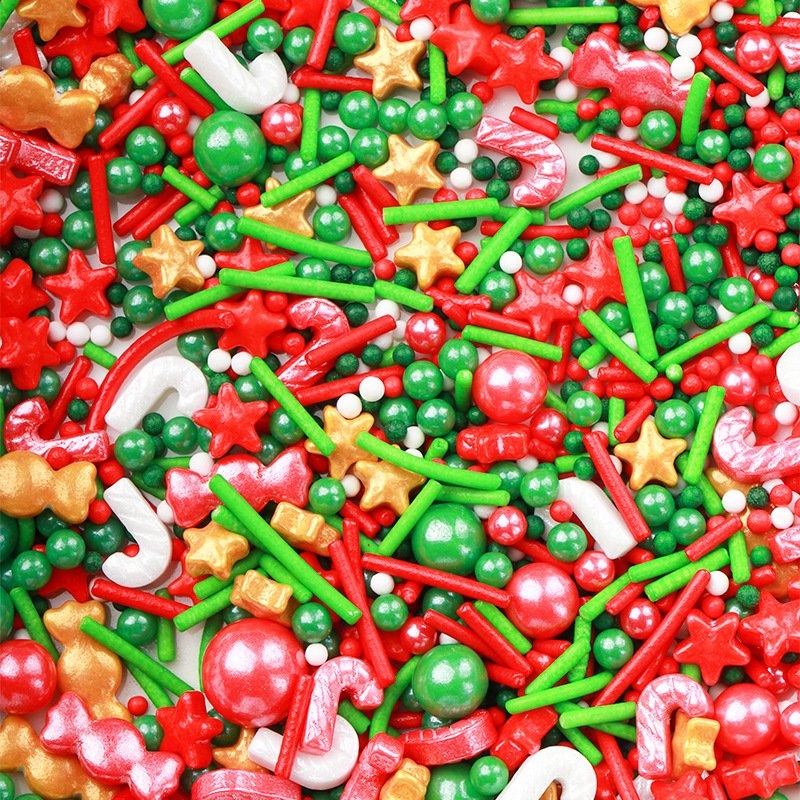 New Christmas sugar cake Decoration Cake Sprinkles Baking sprinkles for cakes Bottles Package candy