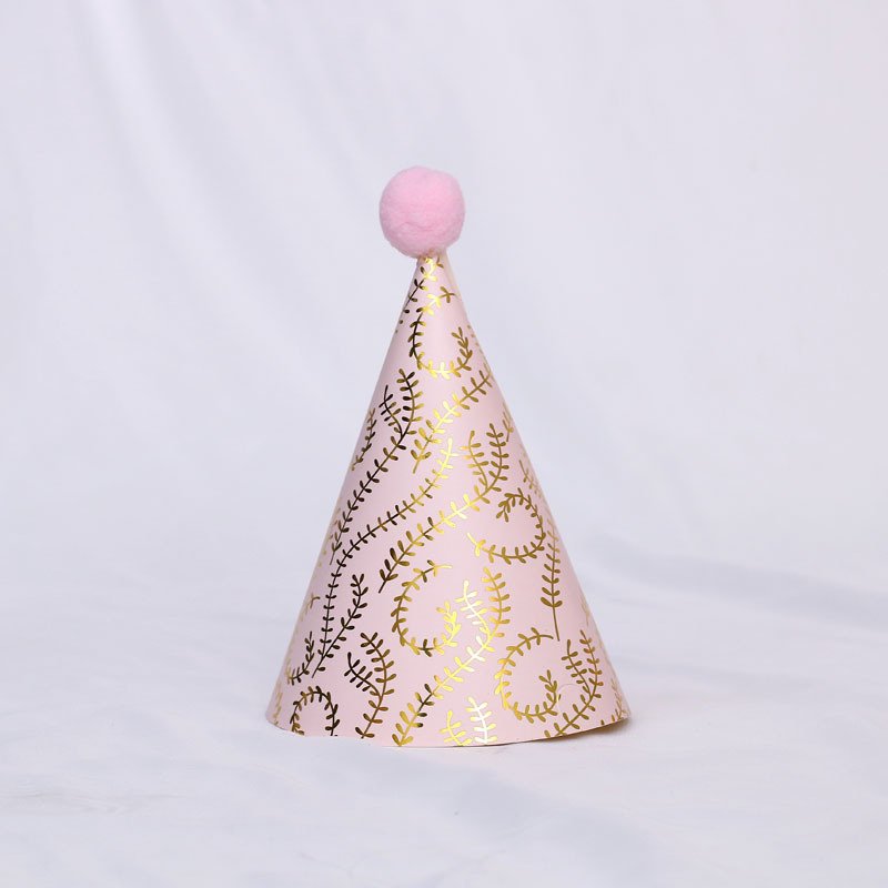 Colorful Paper Birthday Hats Cone-Shaped Celebration Headwear Birthday Party Decorations Supplies