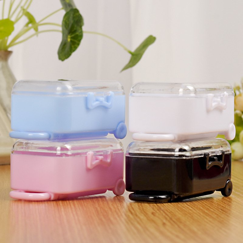Hot Sell High Quality NEW plastic luggage mini suitcase candy box DIY creative children storage box