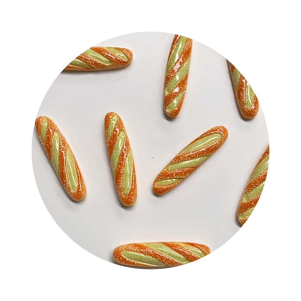 100 Pcs Mixed Resin Bread Cake Miniature Kitchen Food Decoration Accessories Mini Bread Dessert Crafts For Doll House Decor