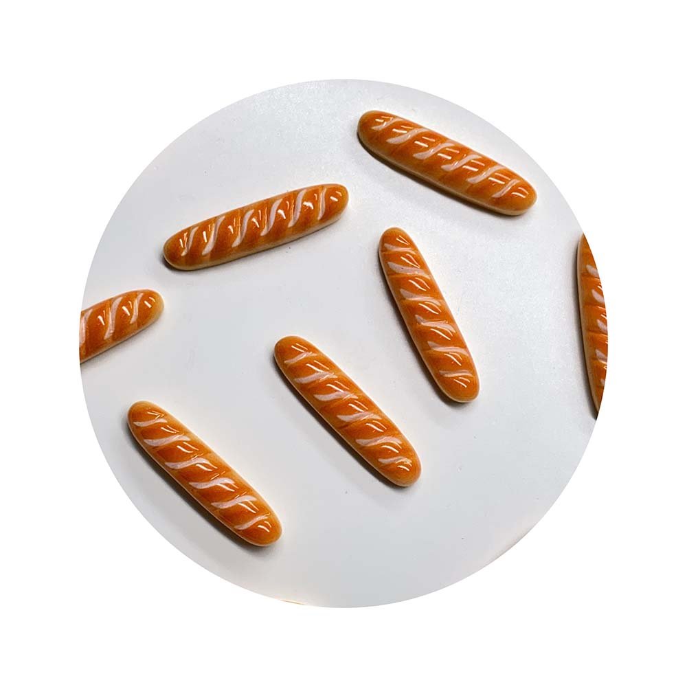 100 Pcs Mixed Resin Bread Cake Miniature Kitchen Food Decoration Accessories Mini Bread Dessert Crafts For Doll House Decor