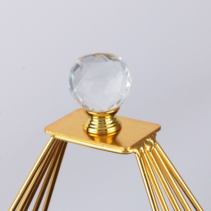 New Design INS Creative Cake Decorations Birthday Party Supply Dessert Rack Afternoon Tea Iron Ceramics Multitier Cake Stand