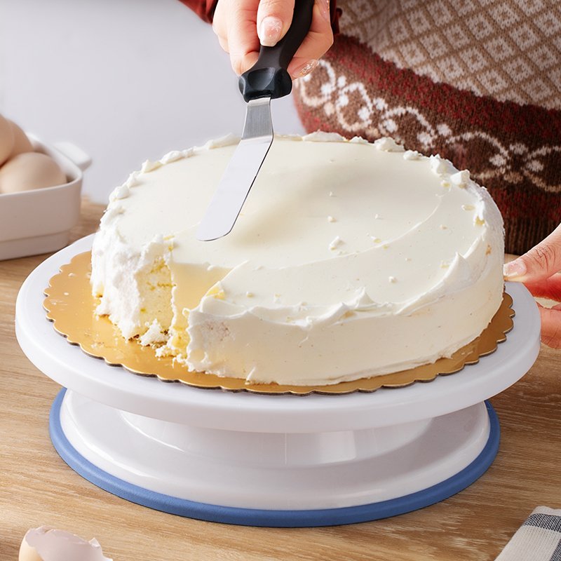 Supplies Birthday Wedding Accessories plastic Cake Decorating Turntable Revolving Smoother Rotating Cake Stand