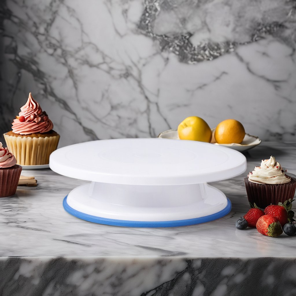 Supplies Birthday Wedding Accessories plastic Cake Decorating Turntable Revolving Smoother Rotating Cake Stand