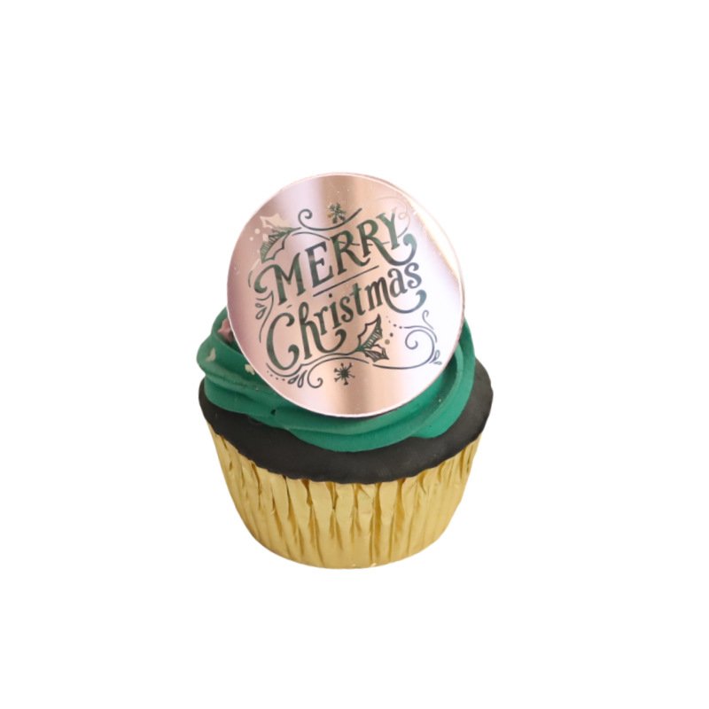 Style acrylic cake topper Laser Marking christmas cake topper cake decorating supplies
