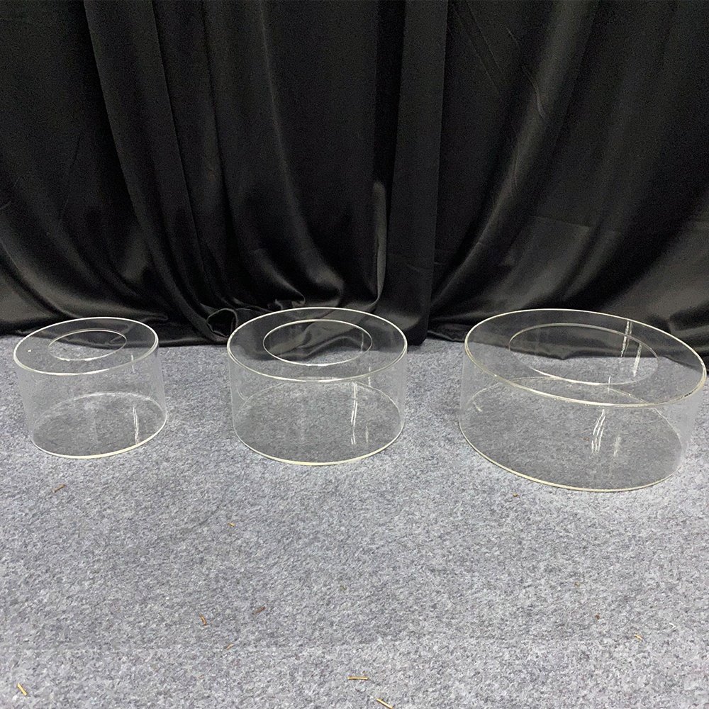 Popular Transparent Acrylic CakeRack Supplies Cake Stand Display Stand Dessert Stand Wedding Decoration Carton Customized