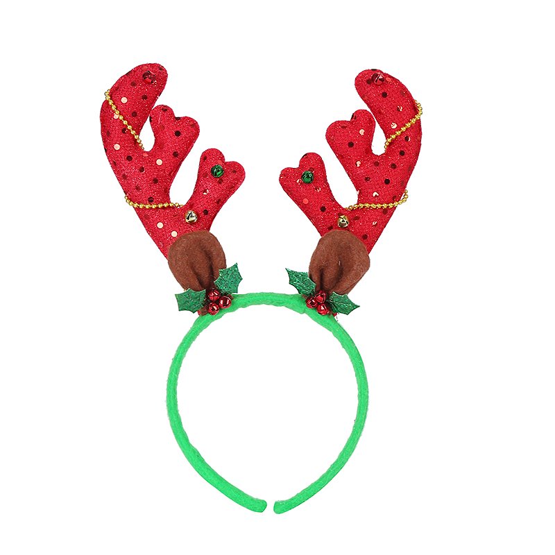 Fashion Style headband Winter party bling girls bell headbands for christmas