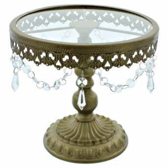 Supplies and decorations Cake Stand Metal gold crystal cake stand for wedding birthday home party cupcake stand