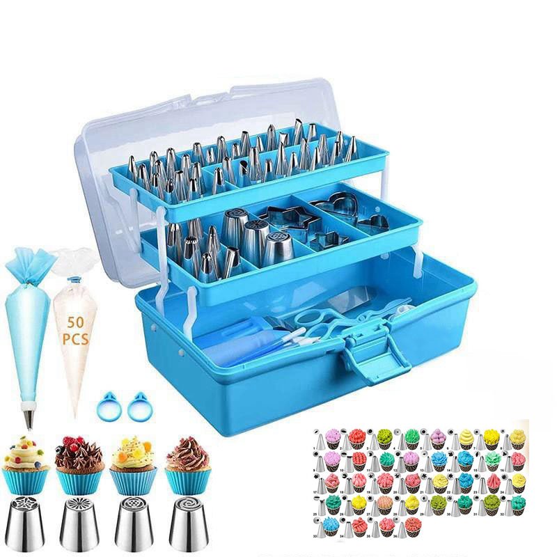 236 PCS Set Cake Decorating Supplies Wholesale Cake Decorations Baking Kit Customized Cake Decoration Tools