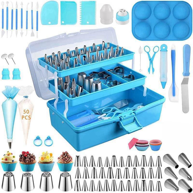 236 PCS Set Cake Decorating Supplies Wholesale Cake Decorations Baking Kit Customized Cake Decoration Tools
