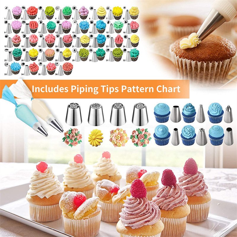 236 PCS Set Cake Decorating Supplies Wholesale Cake Decorations Baking Kit Customized Cake Decoration Tools