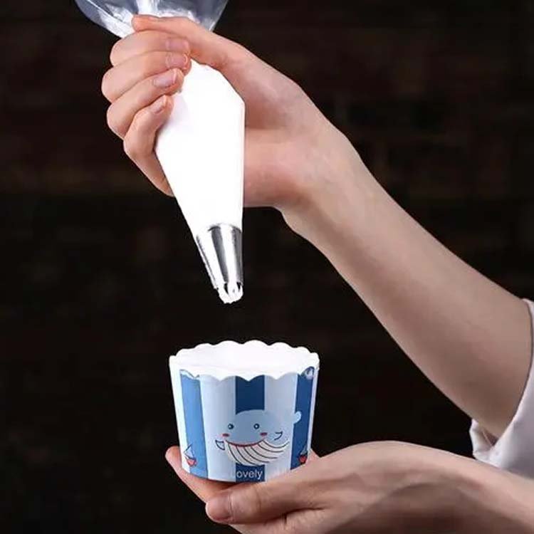 Custom Size Bakery Food Grade Disposable Piping Bags Pastry Bag Disposable Icing Bags for Cake Decoration