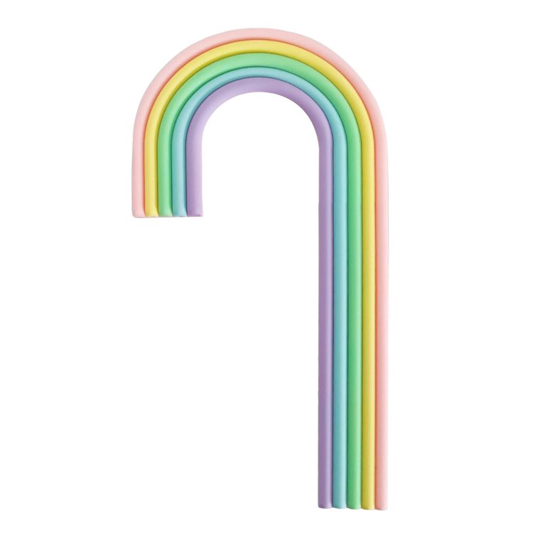 Rainbow Cake Toppers Colorful Balls Cake Decorations for Wedding Baby Shower Girls Boys Birthday Party Supplies (Colorful)