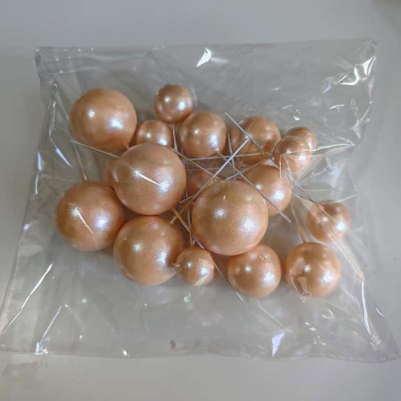 20pcs/Set Cake Decorating Foam Balls patisserie cake topper balls for Baking Birthday Parties Cake Topper Set