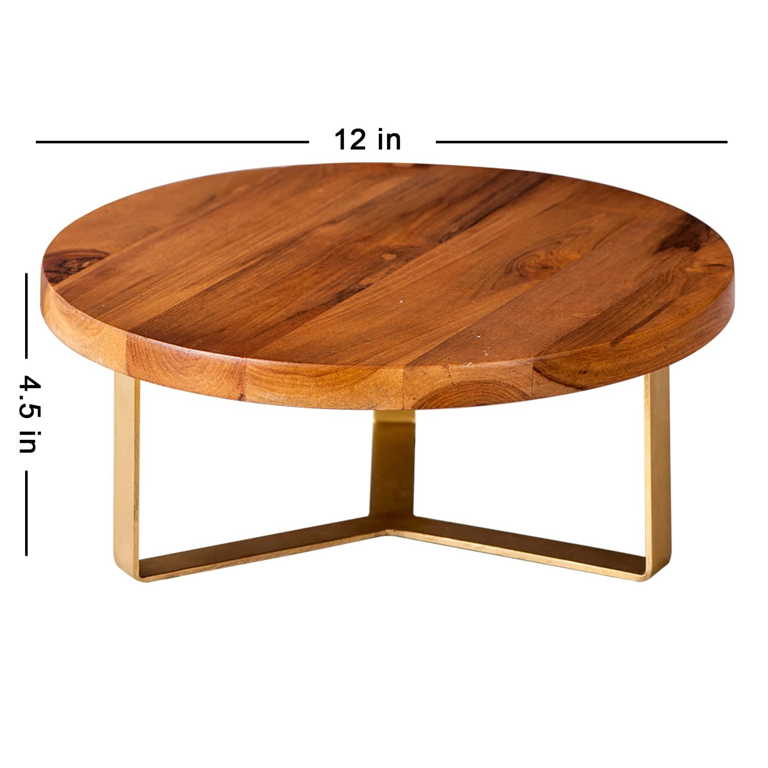 Wholesale Custom Wooden Round Cake Stand For Parties Weddings Restaurants Bakery Hotel Home Desk Round Table