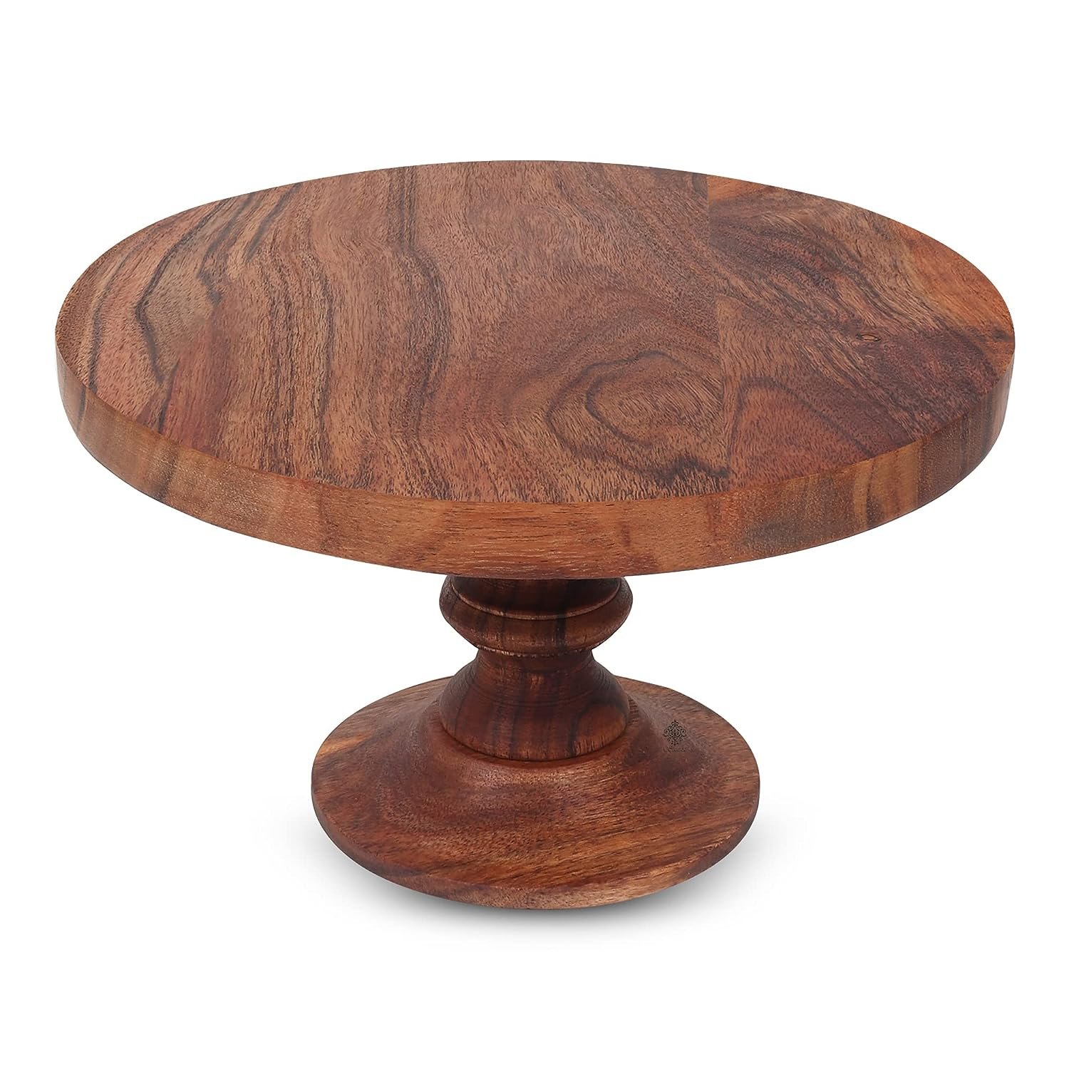 Wholesale Custom Wooden Round Cake Stand For Parties Weddings Restaurants Bakery Hotel Home Desk Round Table