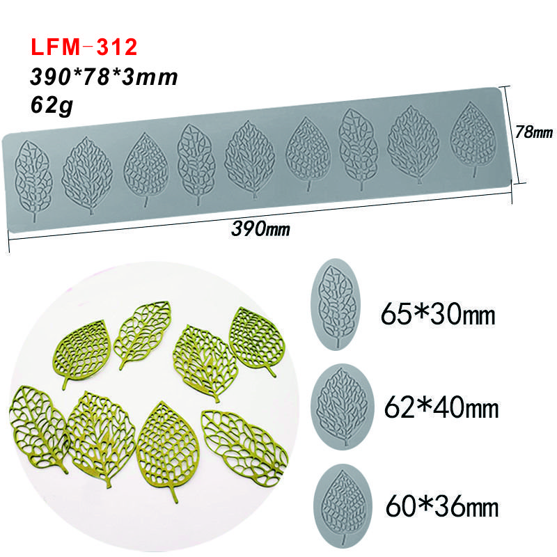 Early Riser Silicone Lace Mat Baking Supplies Cake Decoration Dessert Tools Fondant Moulds