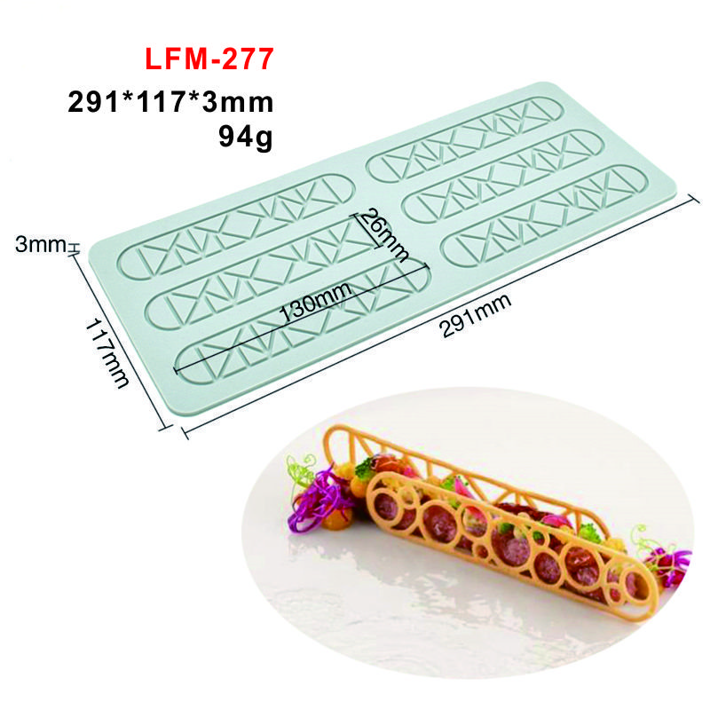 Early Riser 3D Silicone Lace Mat Cake Dessert French Meal Decoration Fondant mould Cake Decorating Supplies