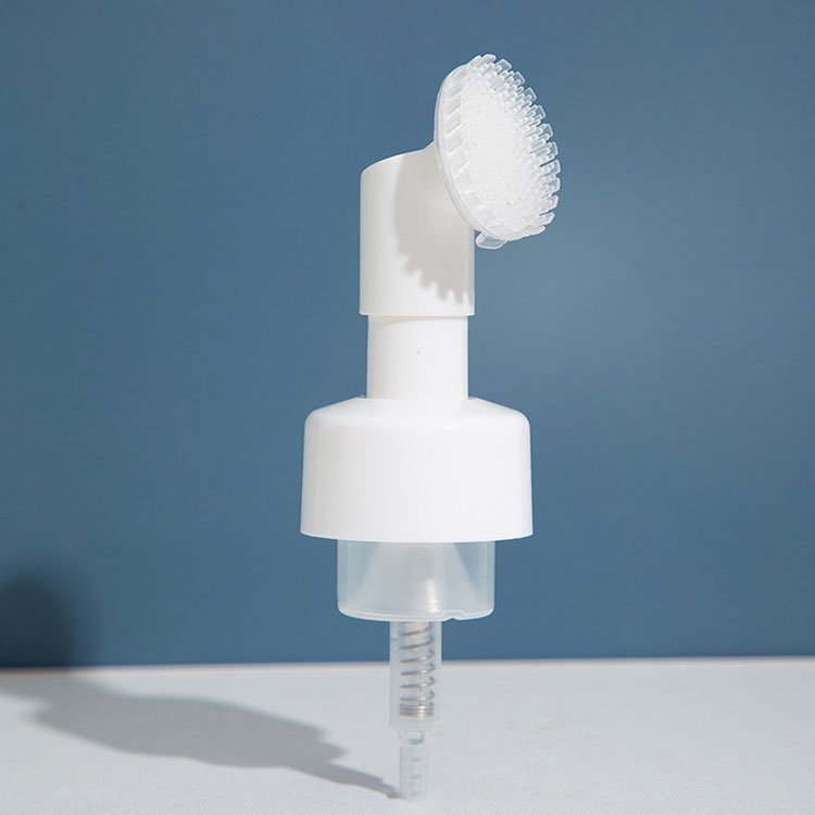 YS Soap Foaming Bottle Facial Cleanser Foam Maker Bottle with Silicone Clean Brush Portable Facewashing Mousse Foam Bottles
