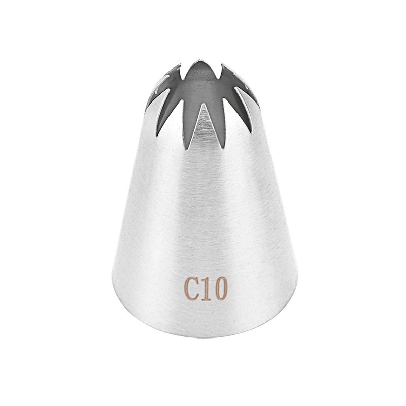 304 Seamless Decorating Nozzle 25/30/35mm Caliber Stainless Steel Cake Tools Baking Kitchen Diy Supplies